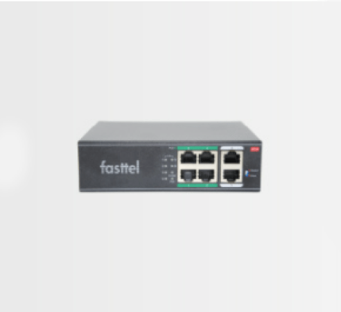 Poe switch 1 ingang en 4x POE uitgangen