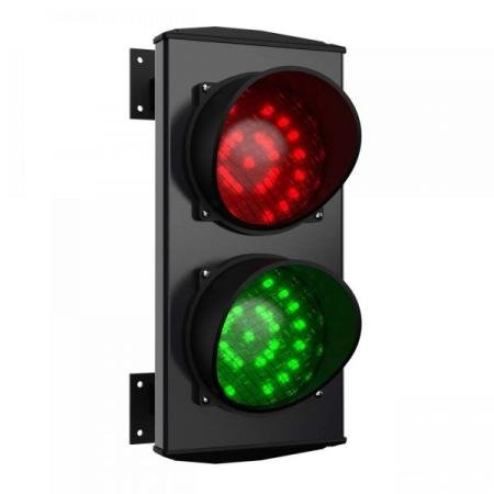 APOLLO - 230V feu de signalisation en aluminium rouge vert 