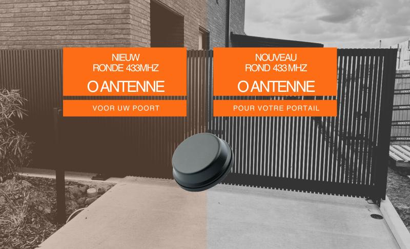 Nieuw in ons gamma: ronde design antenne 