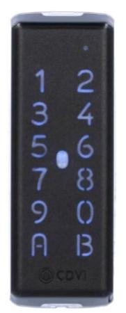 Lecteur de carte Desfire/clavier à code pour contrôle d'accès crypté  