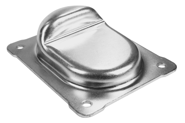 Eindstop, vastgeschroefd, voor draaipoorten 