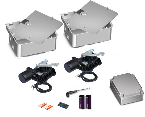 KIT met ondergrondse motoren R21/362 SUB met M90 FC